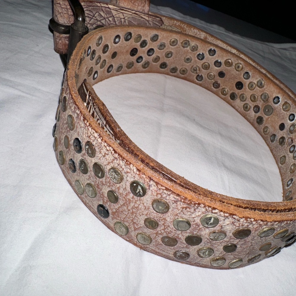 VINTAGE BELT  studded/crystal